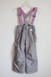 Gerry Gray Purple Snow Bib Pants | Youth S (7/8)
