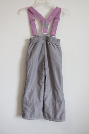 Gerry Gray Purple Snow Bib Pants | Youth S (7/8)