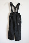 Gerry Black Fleece Lined Snow Bib Pants | Youth S (7/8)
