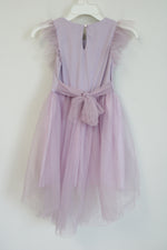 Lilt Lavender Sequin Flower Ruffled Tulle Dress | S (7/8)