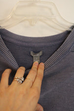 Aerie Dusty Blue Crop Sweatshirt | S