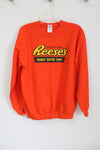 Gildan Heavy Blend Reese's Peanut Butter Comes Orange Sweatshirt | M