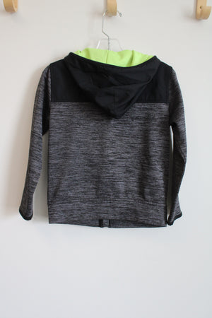 Under Armour Gray Black Green Jacket Hoodie | 6