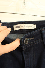 Levi's Dark Wash 529 Curvy Bootcut Jeans | 12