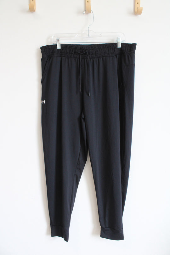 Under Armour Black Jogger Pants | XL