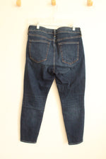 Gap Curvy True Skinny Mid-rise Dark Wash Jeans | 12 S