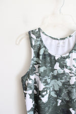 Avia Green & White Camo Athletic Tank Top | Youth XL (14/16)