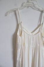 Soma Wknd Cream Tiered Maxi Dress | S