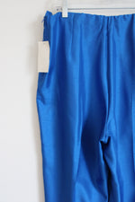 NEW Sag Harbor Blue Tafetta Trouser Pant | 18