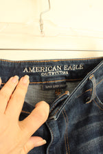 American Eagle Dark Wash Super Stretch Skinny Jeans | 12