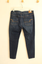 American Eagle Dark Wash Super Stretch Skinny Jeans | 12
