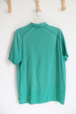 Lululemon Green Patterned Polo Shirt | L