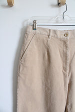 L.L. Bean Original Fit Beige Corduroy Pants | 12