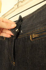 New York and Company Dark Wash Cotton Trouser Jeans | 6