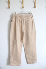 L.L. Bean Original Fit Beige Corduroy Pants | 12
