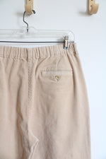 L.L. Bean Original Fit Beige Corduroy Pants | 12