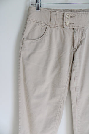 American Eagle Stretch Tan Capri | 2