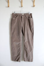 L.L. Bean Brown Velour Pants | 10