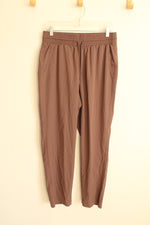Gap Fit Brown Drawstring Straight Leg Athletic Pants | M