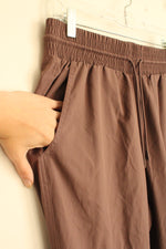 Gap Fit Brown Drawstring Straight Leg Athletic Pants | M