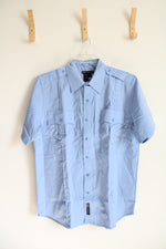 NEW 5.11 Tactical Series Blue Company Short Sleeved Button Down Shirt | L