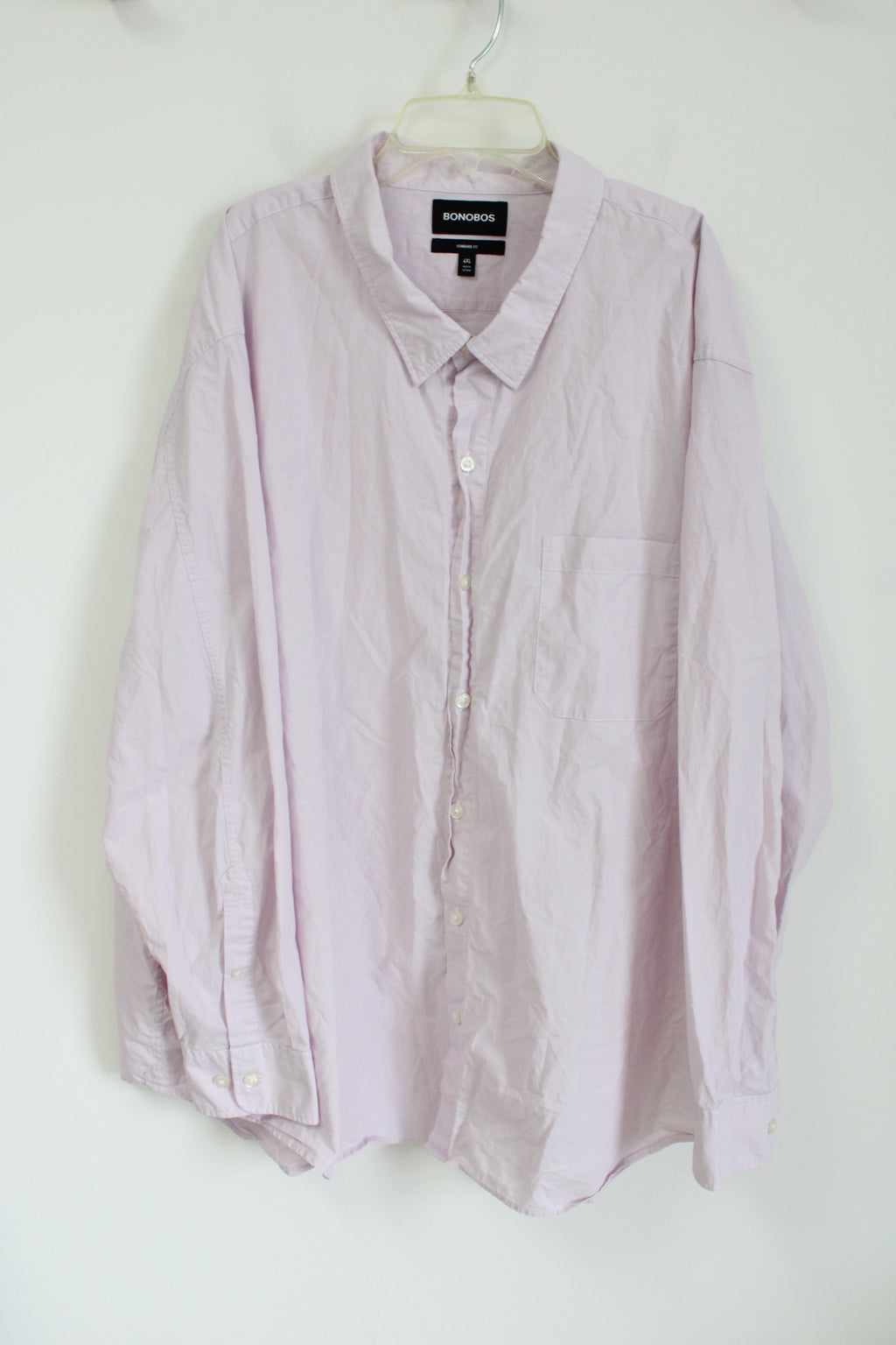 Bonobos Light Lavender Standard Fit Button Down Shirt | 4XL