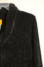 Ruby Rd. Black Textured Cowl Neck Sweater | S