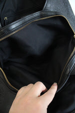Coach Hallie Black Leather Shoulder Bag