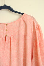 Liz Claiborne Pink Flutter Sleeve Blouse | 4X