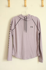 Under Armour Lavender Loose Lightweight Hoodie | M