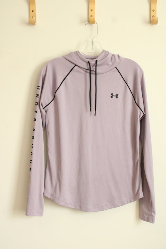 Under Armour Lavender Loose Lightweight Hoodie | M