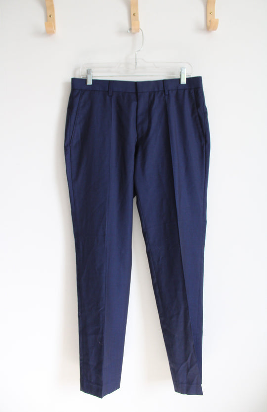 Hugo Boss Slim Fit Navy Dress Pants | 30R