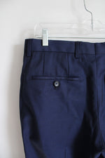 Hugo Boss Slim Fit Navy Dress Pants | 30R