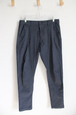 Buffalo David Bitton Blue Gray Patterned Chino Pants | 30X30
