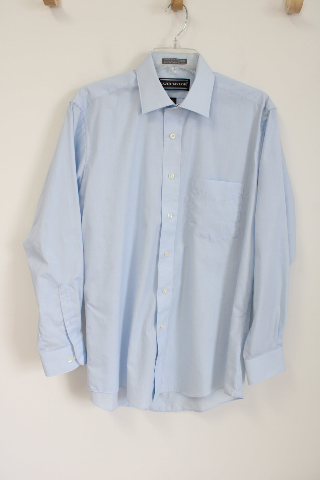 David Taylor Light Blue Button Down Shirt | 15 1/2 (32-33)