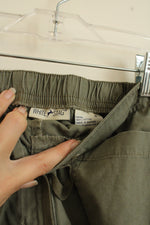 White Stag Olive Green Cotton Shorts with Drawstring | 10