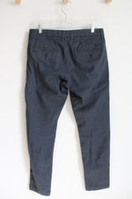 Buffalo David Bitton Blue Gray Patterned Chino Pants | 30X30