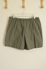White Stag Olive Green Cotton Shorts with Drawstring | 10
