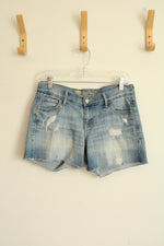 Old Navy Boyfriend Distressed Light Wash Jean Shorts | 2
