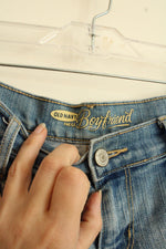 Old Navy Boyfriend Distressed Light Wash Jean Shorts | 2