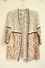 Chico's Tapestry Pattern Mix Audrey Cardigan | 0