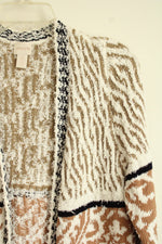 Chico's Tapestry Pattern Mix Audrey Cardigan | 0