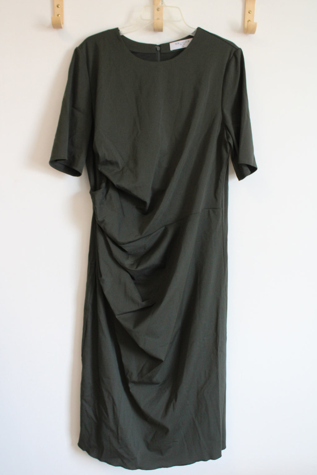 M.M. Lafleur Olive Green Ciela Dress | 16