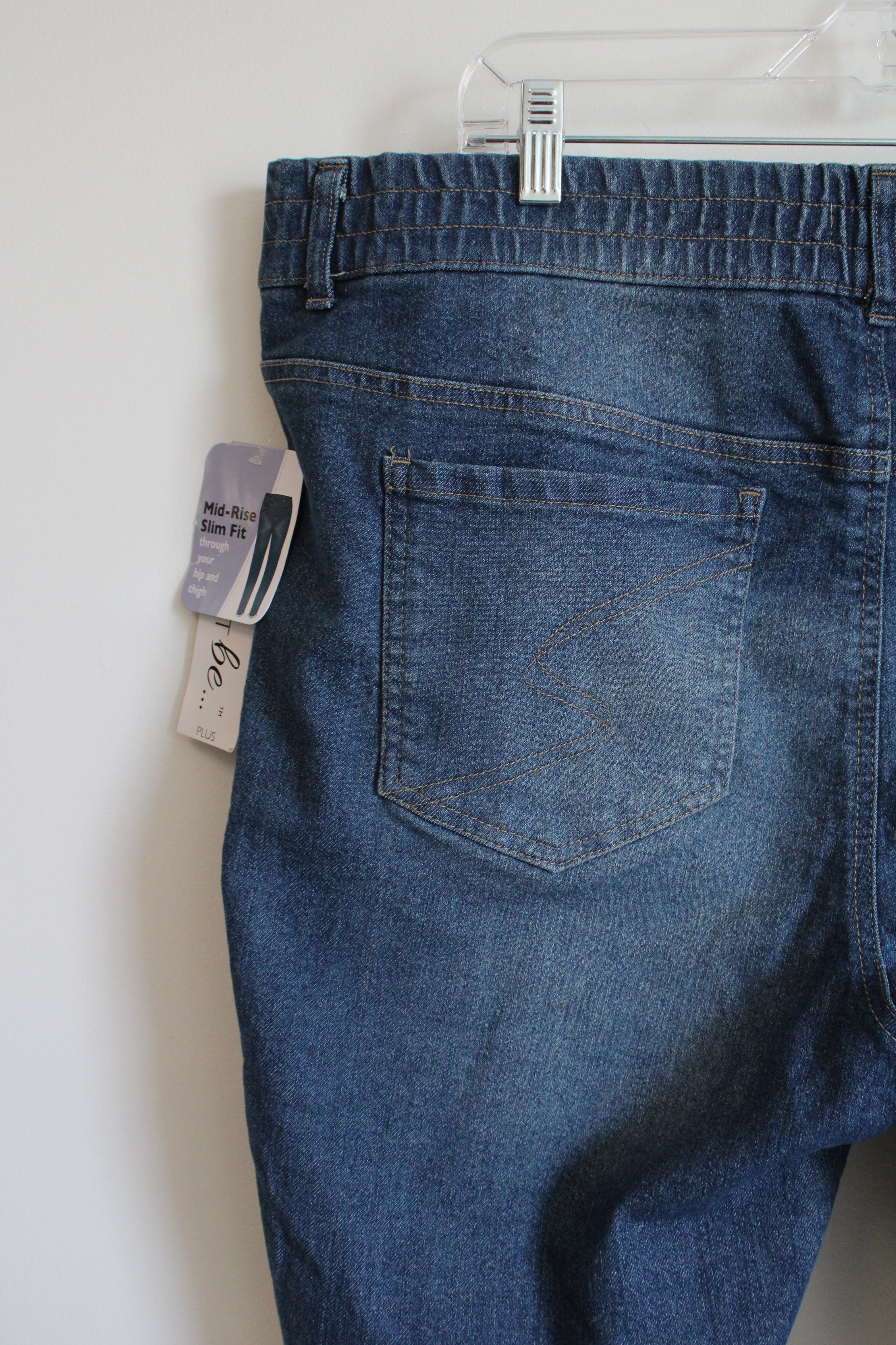 NEW Just Be. . . Mid Rise Slim Fit Jeans | 2X