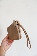Coach Tan Double Zip Wristlet