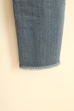 Universal Thread Medium Wash Cropped Distressed Jeans | 2
