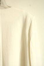 Simonton Says Ivory Gold and Silver Stud Embellishments Jacket | 22W