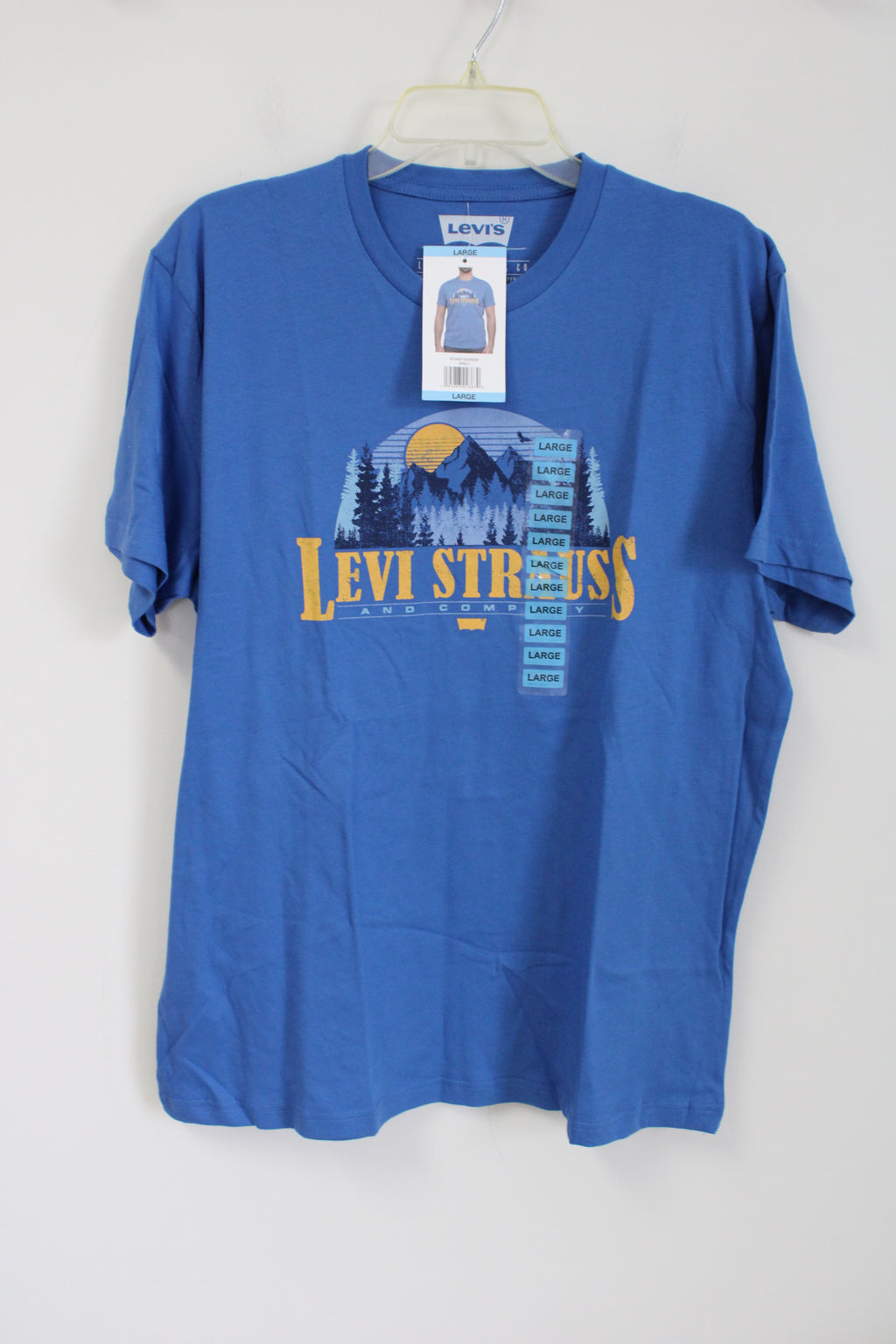 NEW Levi's Blue Graphic Tee | L