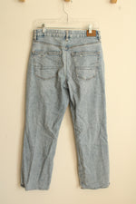 American Eagle Light Wash Distressed Wide Leg Jeans | 10