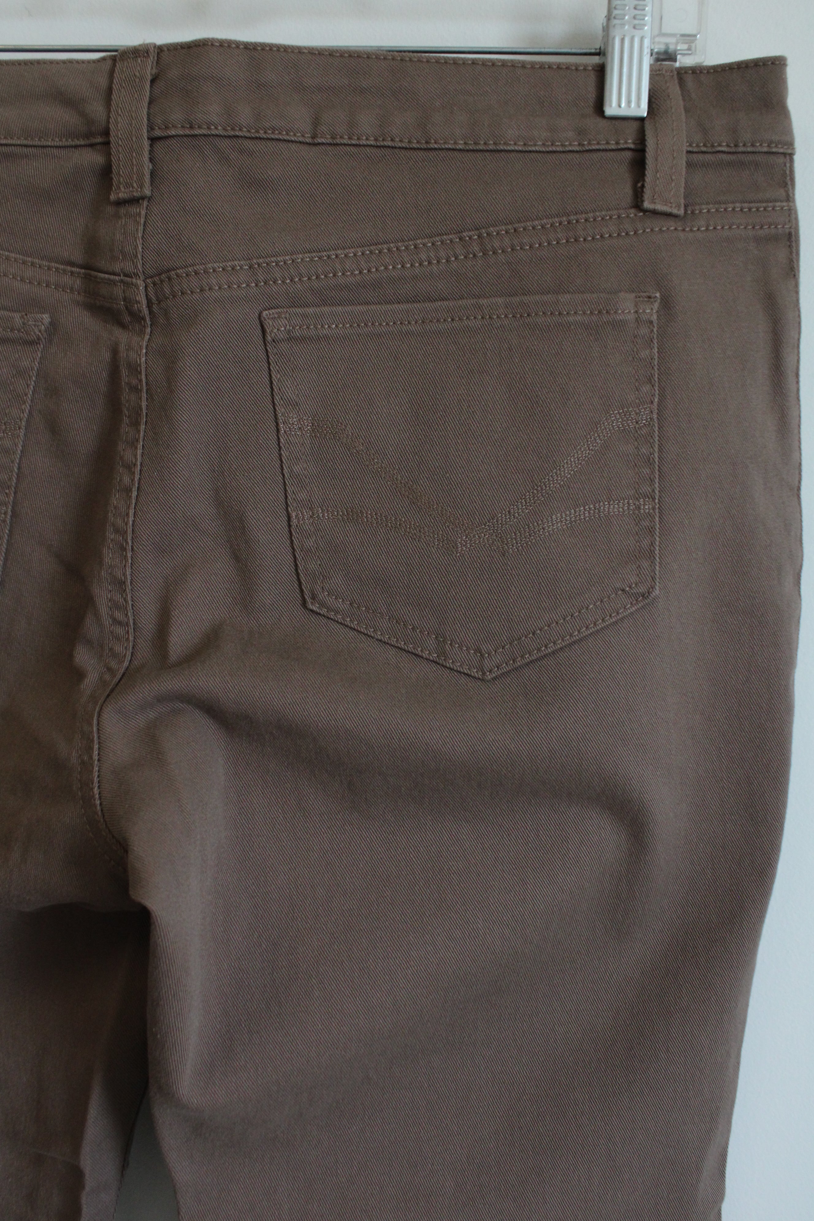 NEW Nine West Vintage America Brown Denim Capri | 12
